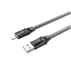 Дата кабель lightning - USB Borofone BU12  черный 1.2м