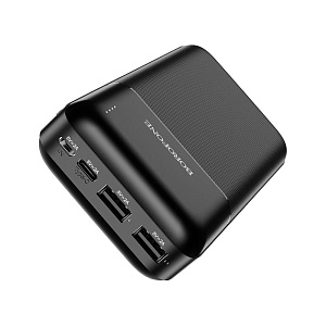Портативное зарядное устройство Borofone BJ16A 2USB/Micro/Type-C 20000mAh черный