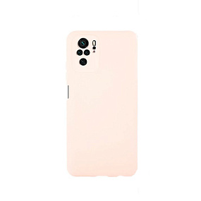 Силиконовый чехол Xiaomi Redmi Note 10 Pro New Era светло-розовый