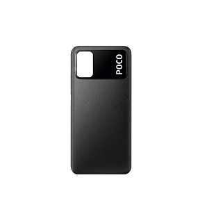 корпус для телефона Xiaomi Poco M3 Задняя крышка Черный (с разбора)