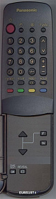 ТВ пульт PANASONIC EUR51931 (TV/VCR) c T/TX