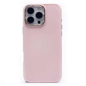 Кейс iPhone 16 Pro Max силикон SC311 светло-розовый