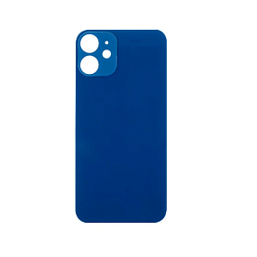 Задняя крышка iPhone 12 mini (стекло) синий