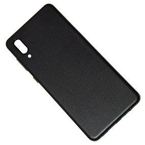 корпус для телефона Samsung A022G (A02) Задняя крышка (черный)