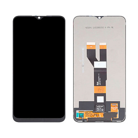 Дисплей для телефона Realme C21/C20/C11 2021/Narzo 50i в сборе с тачскрином Черный - Оригинал