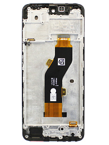 Дисплей для телефона Infinix Hot 40i (X6528B) модуль Черный - Оригинал