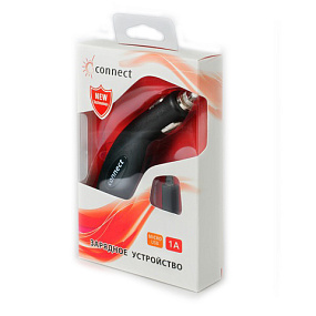 АЗУ micro USB Connect 1A черный