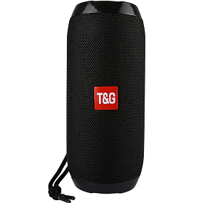 Колонка TG117 (Bluetooth/MicroUSB/FM/AUX) черная