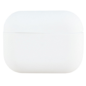 Кейс для Apple AirPods Pro Soft touch белый (УЦЕНКА) надорван