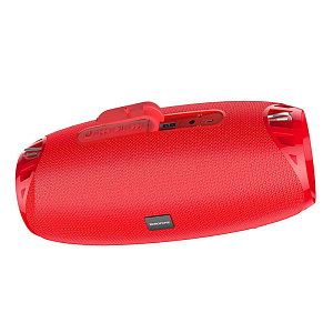 Колонка Borofone BR12 (Bluetooth/MicroSD/USB/FM/AUX) 10W красная