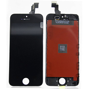 Дисплей для телефона iPhone 5S/SE в сборе Черный Оригинал