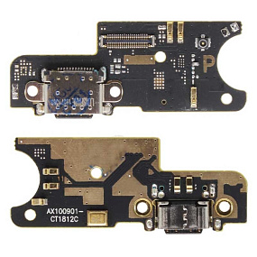 Шлейф Xiaomi Pocophone F1 плата системный разъем/микрофон