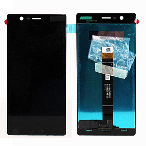Дисплей для телефона Nokia 3 в сборе с тачскрином Черный