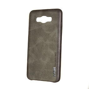 Силиконовый чехол для Samsung J710 Galaxy J7 (2016) X-Level Vintage под кожу золото