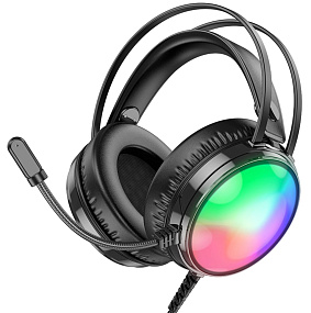 Наушники Borofone BO108 полноразмерные черные(УЦЕНКА)повреждена упаковка