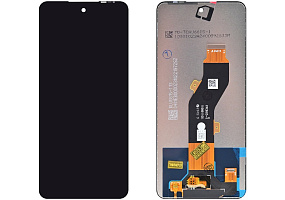 Дисплей для телефона Tecno Spark Go 2024 (BG6) в сборе с тачскрином Черный - Оригинал