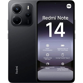 Смартфон Xiaomi Redmi Note 14 8/128Gb черный