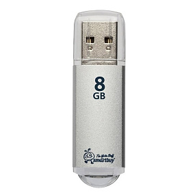8Gb SmartBuy V-Cut серебро 2.0