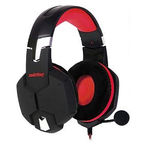Наушники SmartBuy SBHG-2200 Rush Viper полноразмерные игровые черно-красные