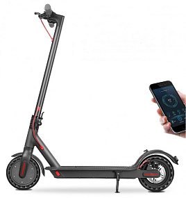 Электросамокат E-Scooter App (35 км/ч) серый (УЦЕНКА) Царапины, потёртости, отсутствует заднее крыло