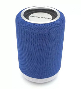 Колонка Hopestar H34 (Bluetooth/MicroSD/USB/FM/AUX/Microphone) влагозащищенная синий