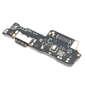 Шлейф Xiaomi Redmi 10C плата на системный разъем/микрофон - Премиум