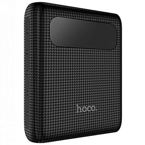 Портативное зарядное устройство Hoco B20 QC 10000mAh LCD черный