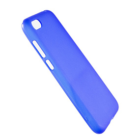 Силиконовый чехол Honor 7A/Y5 Lite/Y5 Prime 2018 матовый синий