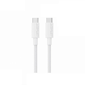 Дата кабель Type-C - Type-C Acefast C1803 (3A, 60W, PD) 1.2 м Белый