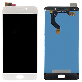 Дисплей для телефона Meizu M6 Note в сборе с тачскрином Белый