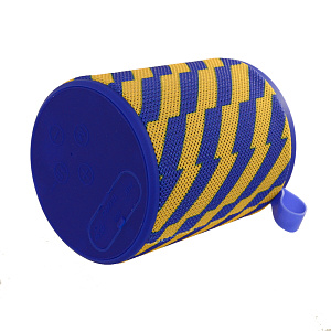 Колонка Q5 (Bluetooth/MicroSD/USB/AUX) водонепроницаемая синяя