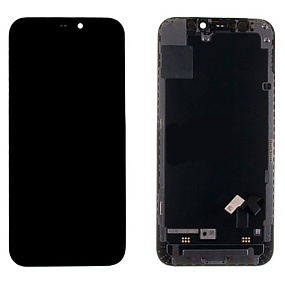 Дисплей для телефона iPhone 12 mini в сборе Черный - (Hard OLED)