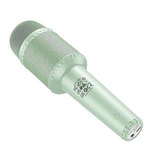 Микрофон Hoco DBK1 беспр/караоке зеленый