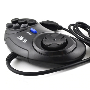 Джойстик Sega Controller 9 pin черный