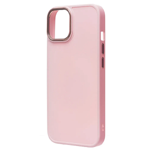 Кейс iPhone 15 Pro силикон SC311 светло-розовый