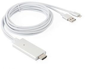 Кабель HDMI (папа) - Lightning (папа) в коробке