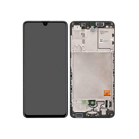 Дисплей для телефона Samsung A415F (A41) модуль Черный - Оригинал