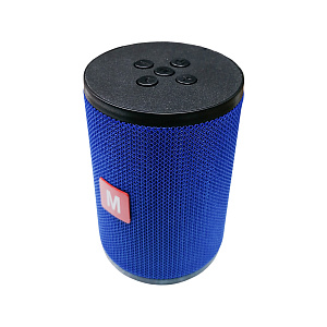 Колонка E-331 (Bluetooth/FM/AUX) синяя