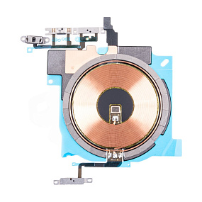 Шлейф iPhone 13 Pro на беспроводную зарядку/кнопку включения/кнопки громкости - Премиум