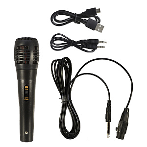 Колонка BT-1778 (Bluetooth/MicroSD/USB/FM/пульт/AUX/Microphone) 25W черная