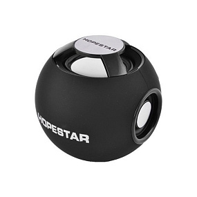 Колонка Hopestar H46 (Bluetooth/MicroSD/USB/FM/AUX/Microphone) влагозащищенная черная