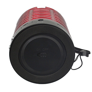 Колонка AK889 (Bluetooth/MicroSD/USB/FM/AUX) красная