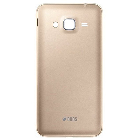 корпус для телефона Samsung J320F Задняя крышка (золото)