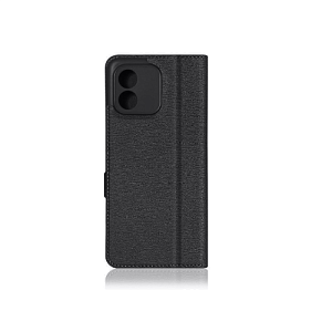 Чехол-книжка DF под кожу Huawei Honor X5 черный