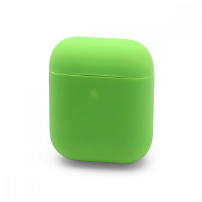 Кейс для Apple AirPods/AirPods 2 силикон (020) зеленый