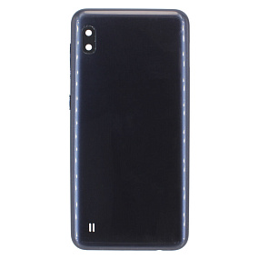 корпус для телефона Samsung A105 Задняя крышка (черный)