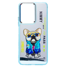 Силиконовый чехол Xiaomi Redmi 13C 4G/Poco C65 PC092 (собака) прозрачный