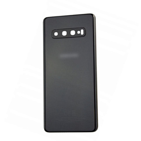 корпус для телефона Samsung G975 (S10 Plus) Задняя крышка (Черный) - Премиум