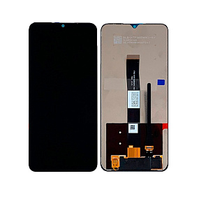 Дисплей для телефона Xiaomi Redmi 9A/Redmi 9C/Redmi 10A в сборе с тачскрином Черный