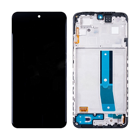 Дисплей для телефона Xiaomi Redmi Note 11 (2201117TY) модуль с рамкой Черный - Оригинал (SP)